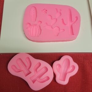 Pink Cactus Silicone Molds